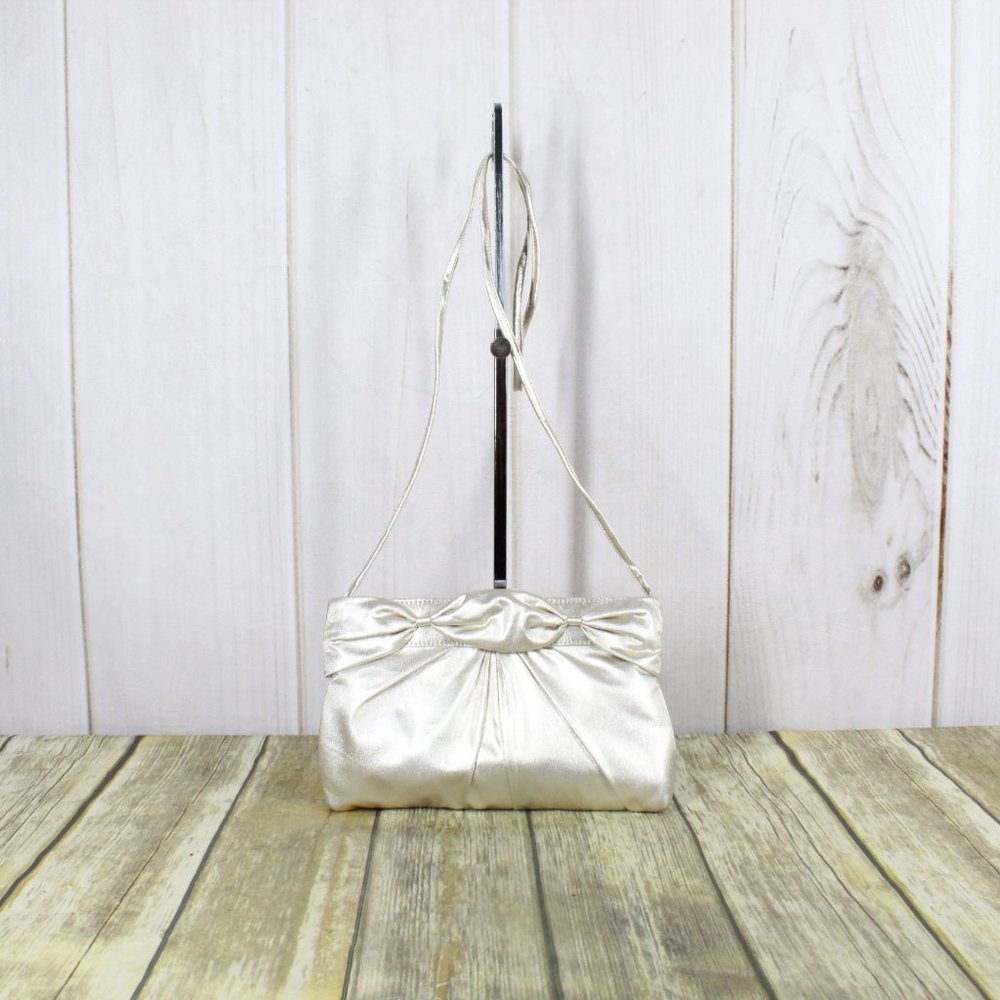 Vintage La Regale Silver Acetate Handmade Purse Evening Bag - Picture 2 of 13